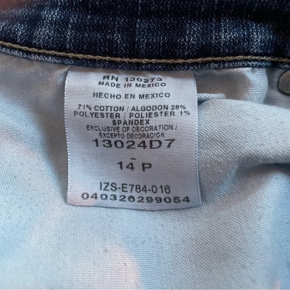 Lee Riders Blue Classic straight Leg Jeans, 14P - Picture 4 of 4